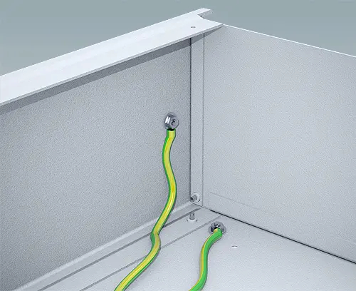 Gehäuse Erdungspunkten