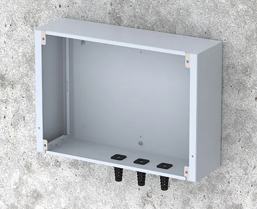 Dann wird das Oberteil befestigt