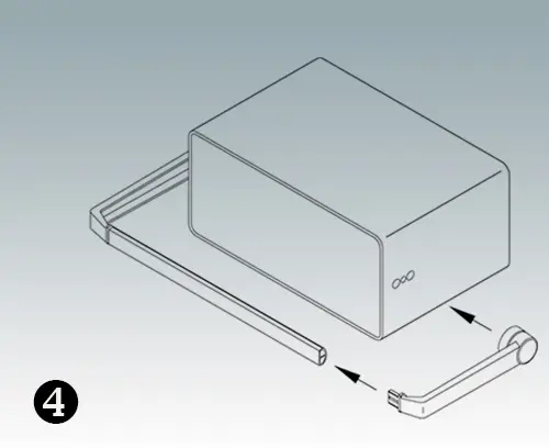 Seitenarm 2 montieren