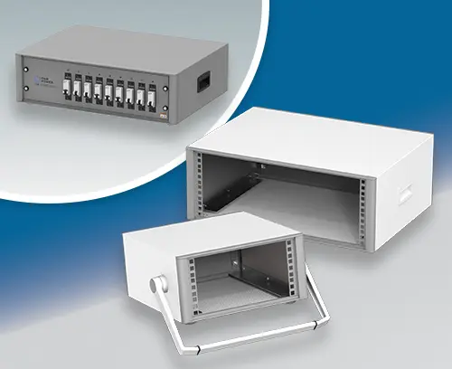 Größere Farbauswahl für TECHNOMET 19"-Mini-Racks